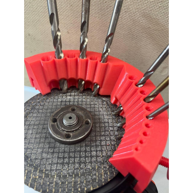 Універсальна точила для заточування свердел на болгарку 125 мм