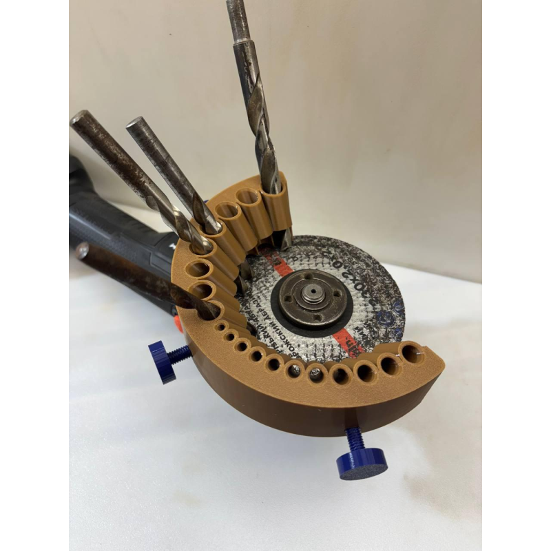 Покращена насадка от 3 до 12 мм для заточування свердел на болгарку 125 мм