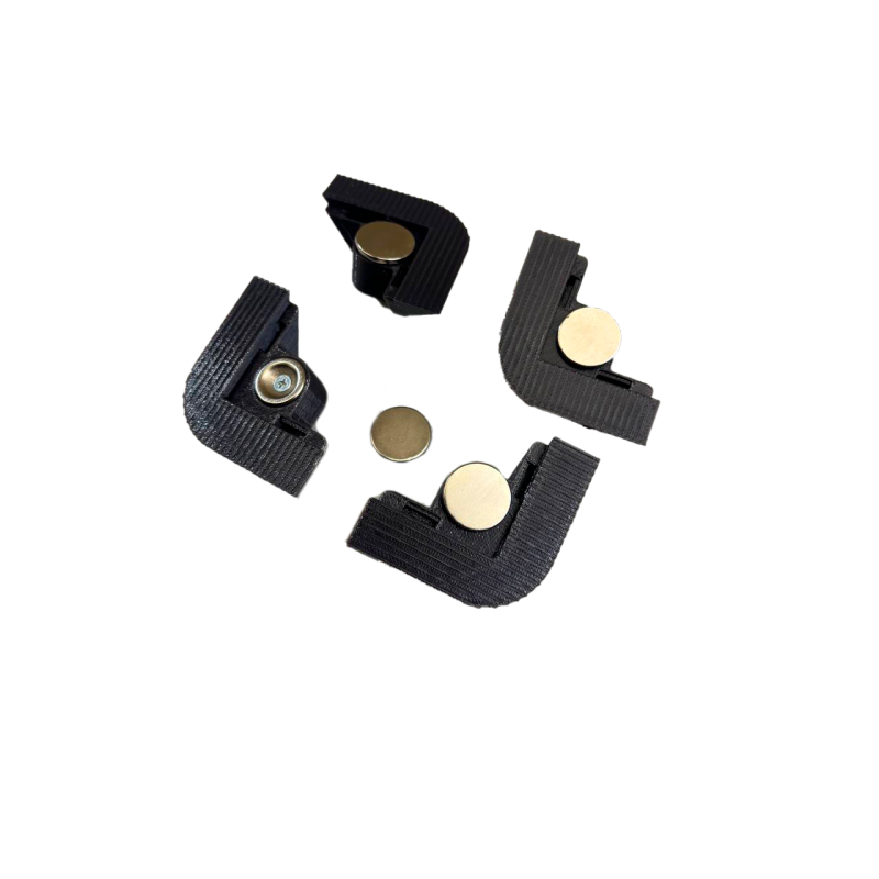 Комплект магнітних кріплень для люків прихованого монтажу з регулюванням