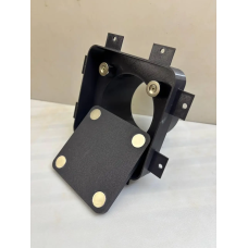 Корпус для прихованої вентиляції всі розміри закруглені кути чорний, 100