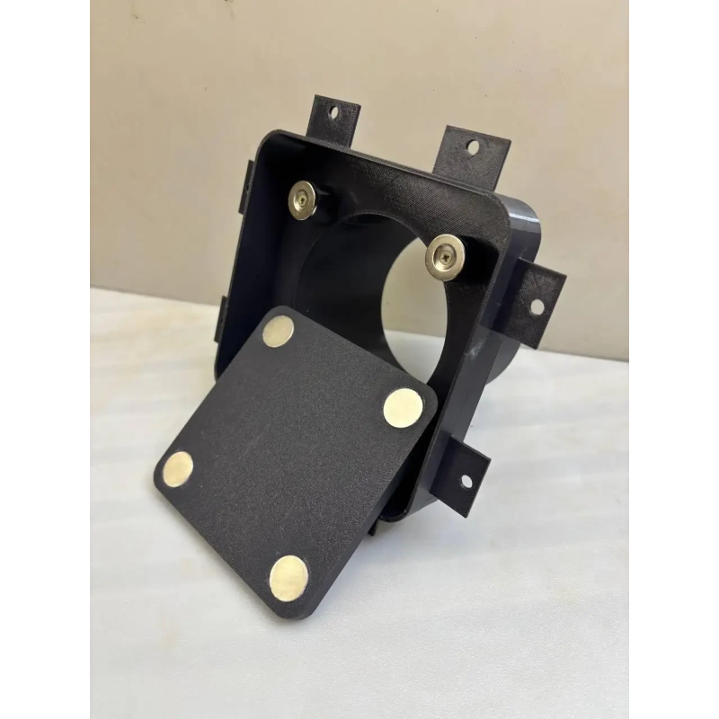 Корпус для прихованої вентиляції всі розміри закруглені кути чорний, 100