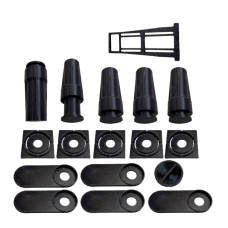 Набір прихованих тримачів для рушників (5 шт)