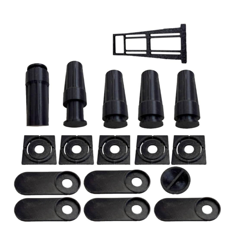 Набір прихованих тримачів для рушників (5 шт)