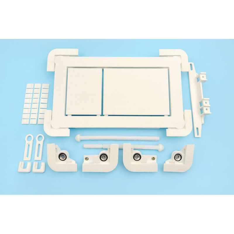 Прихований механізм клавіші змиву під плитку (сумісний з Geberit Sigma/Delta та TECE)