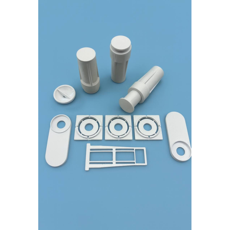 Набір прихованих тримачів для рушників білий (3 шт)