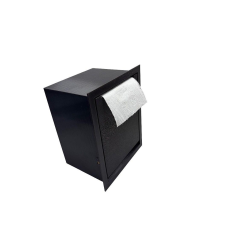 Тримач туалетного паперу прихованого монтажу з гострими кутами