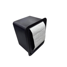 Тримач для туалетного паперу прихованого монтажу з напівкруглими кутами