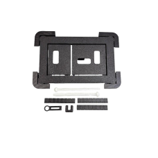 Прихована клавіша змиву під плитку (сумісний з Geberit Sigma/Delta та TECE) чорна