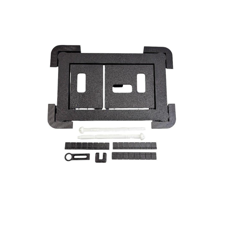 Прихована клавіша змиву під плитку (сумісний з Geberit Sigma/Delta та TECE) чорна