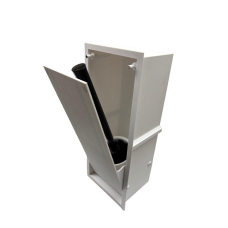 Йоржик прихованого монтажу гострий кут білий