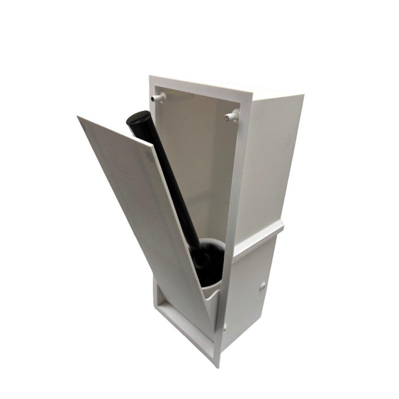 Йоржик прихованого монтажу гострий кут білий